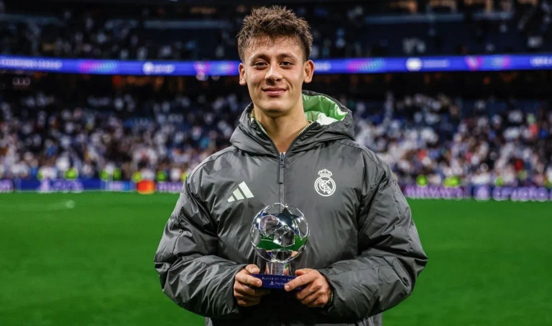 Arda Güler Devler Ligi’ne damga vurdu: Maçın oyuncusu seçildi Real Madrid’in genç yıldızı Arda Güler, Şampiyonlar Ligi’nde Real Madrid
