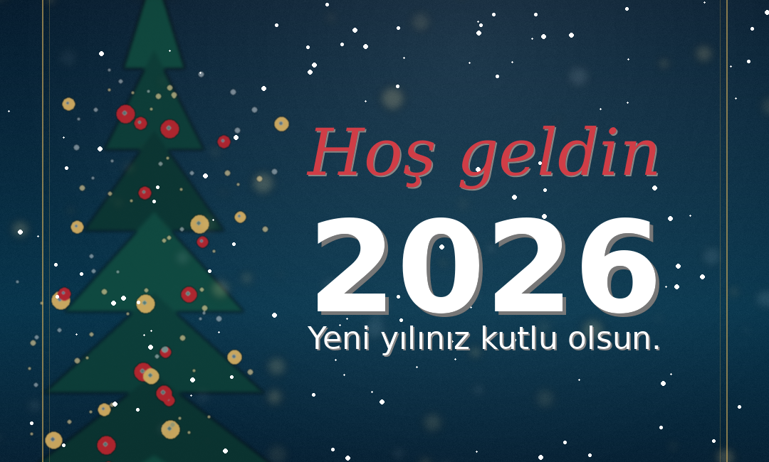 2026’ya girerken Gazete Pazar, tüm okurlarının yeni yılını kutluyor. Yeni