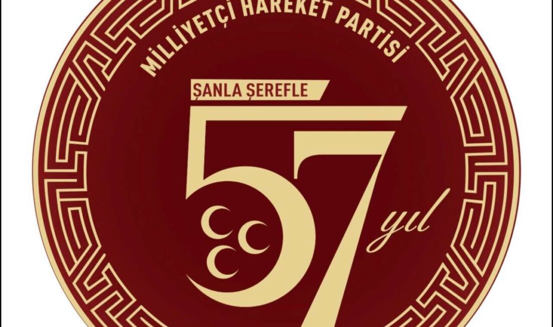 Milliyetçi Hareket Partisi’nin 57. Yılına Özel Logo Milliyetçi Hareket Partisi, kuruluşunun 57. yılı dolayısıyla özel bir logo