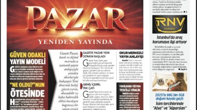 Türkiye’nin tescilli Pazar gazetesi Gazete Pazar, 15 Şubat 2026 itibarıyla