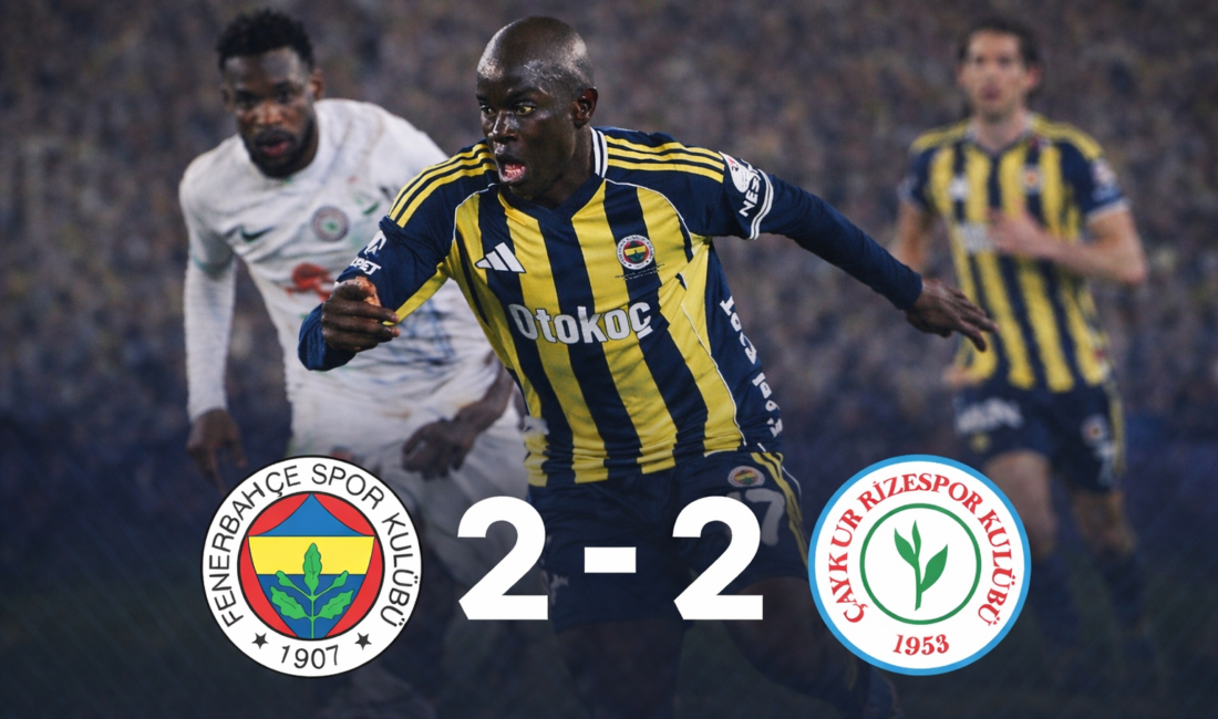 Süper Lig’de kritik haftada sahasında Çaykur Rizespor’u ağırlayan Fenerbahçe, son