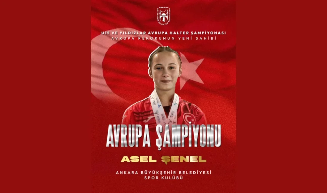 Kosova’nın başkenti Priştine’de düzenlenen U15 ve Yıldızlar Avrupa Halter Şampiyonası’nda