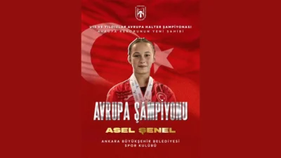 Kosova’nın başkenti Priştine’de düzenlenen U15 ve Yıldızlar Avrupa Halter Şampiyonası’nda