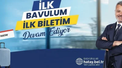 Hatay Büyükşehir Belediyesi (HBB) tarafından ilk kez üniversiteye gidecek öğrencilere