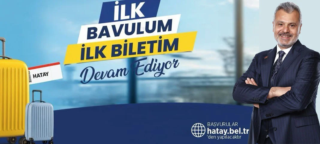 Hatay Büyükşehir Belediyesi (HBB) tarafından ilk kez üniversiteye gidecek öğrencilere