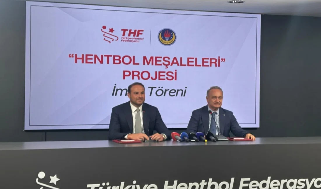 Türkiye Hentbol Federasyonu ile Türk Eğitim Derneği arasında imzalanan iş