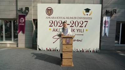 ASBÜ Rektörü Prof. Dr. Arıcan, 2026-2027 akademik yılı açılışında yapay