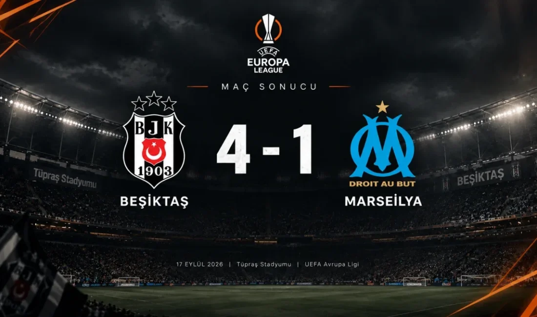 Beşiktaş, UEFA Avrupa Ligi lig aşamasına Marsilya karşısında aldığı 4-1'lik