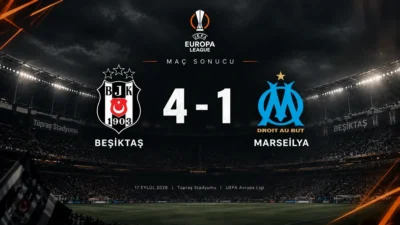 Beşiktaş, UEFA Avrupa Ligi lig aşamasına Marsilya karşısında aldığı 4-1'lik