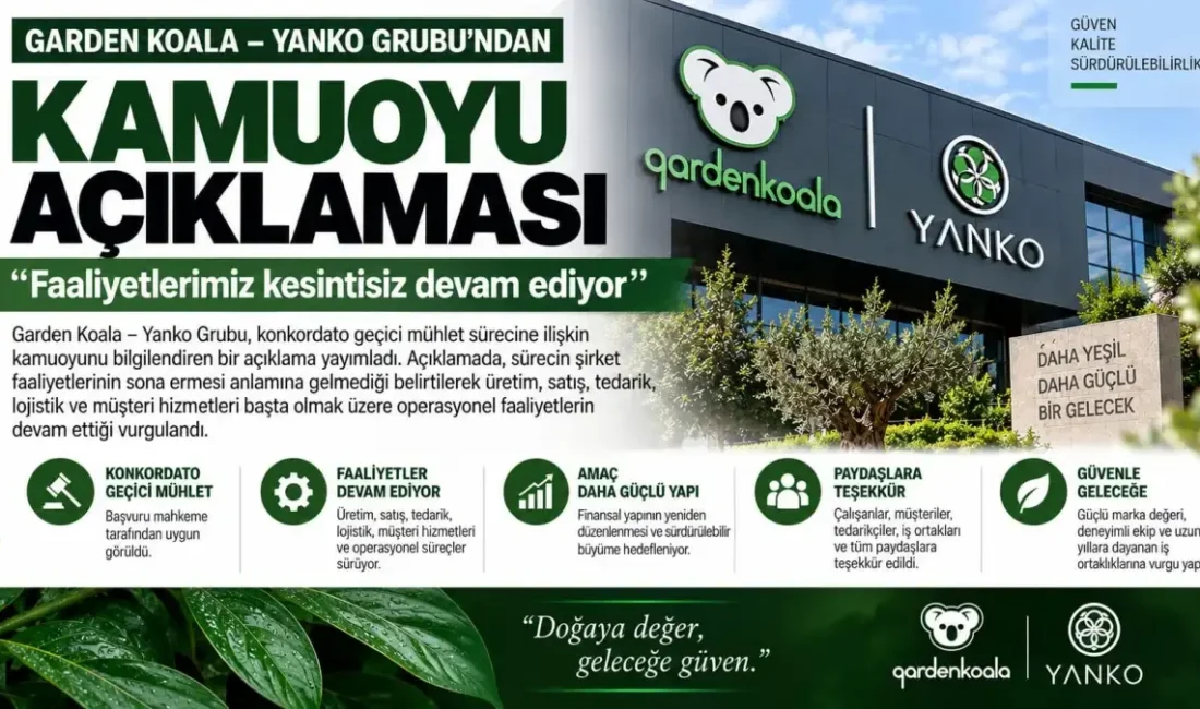 Ekonomik baskılar nedeniyle konkordato geçici mühlet talebi kabul edilen Garden