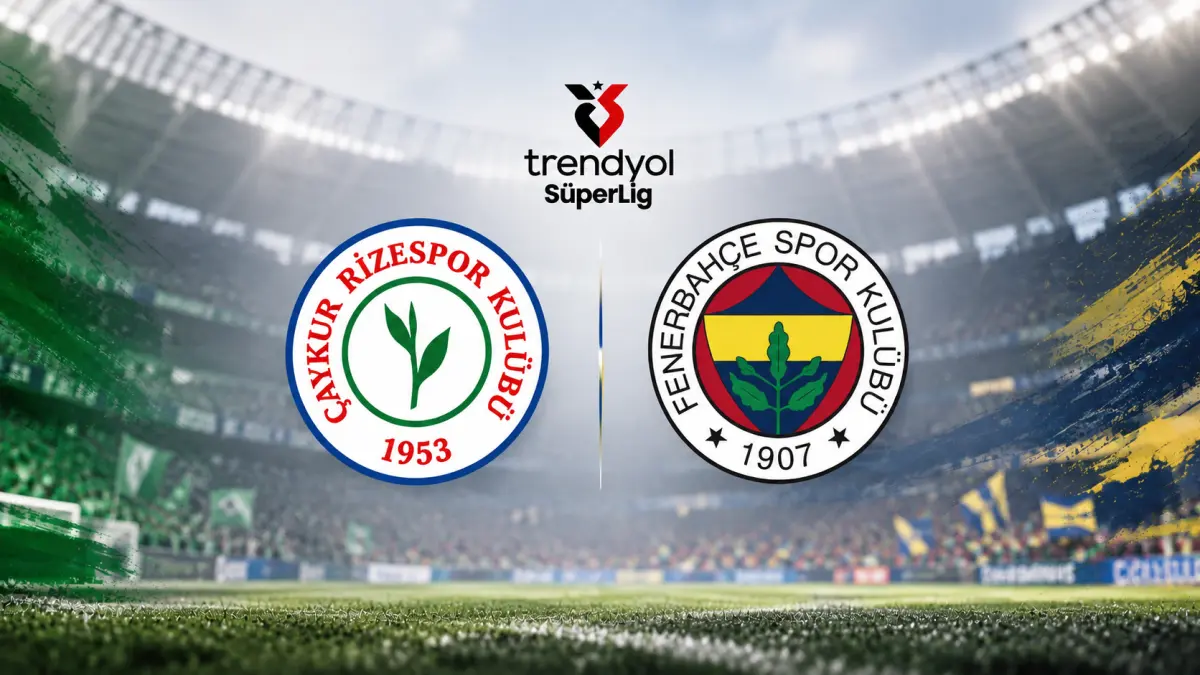 Trendyol Süper Lig 7. haftasında Fenerbahçe, deplasmanda karşılaştığı Çaykur Rizespor'u
