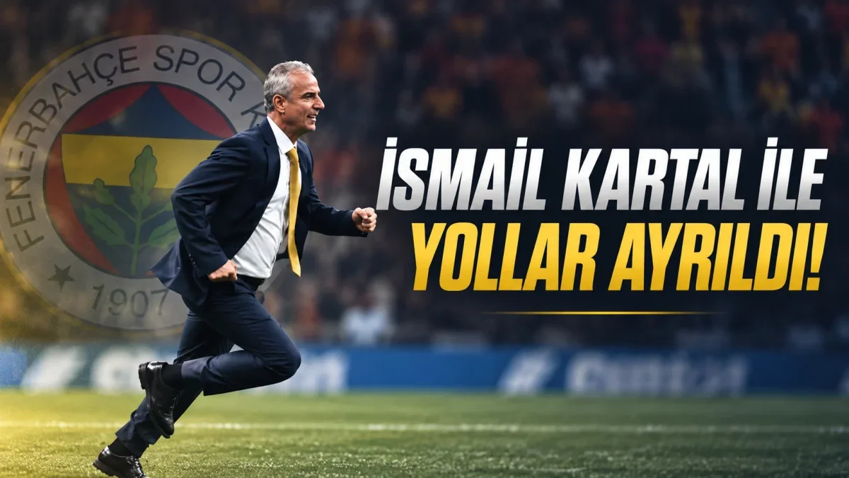 Fenerbahçe, teknik direktör İsmail Kartal ile yolların ayrıldığını açıkladı. Sarı-lacivertli