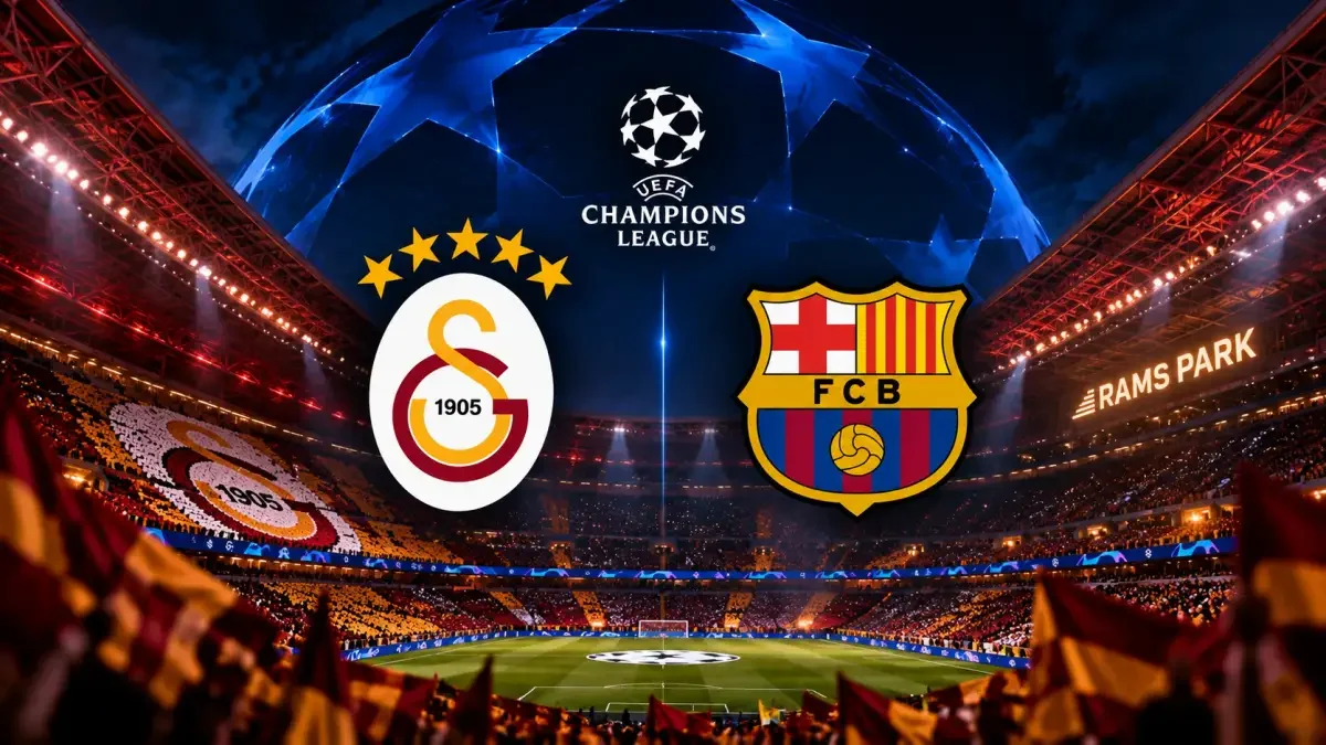 UEFA Şampiyonlar Ligi'nde Galatasaray, RAMS Park'ta konuk ettiği Barcelona'ya 4-1