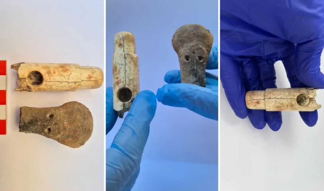 Troya kazılarında 2 bin 800 yıllık kemik flüt ile 4