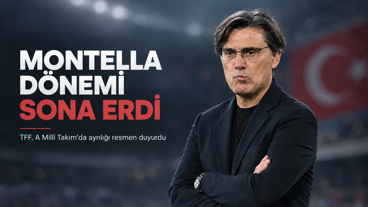 TFF, Vincenzo Montella ile yolların ayrıldığını açıkladı. A Millî Takım’da
